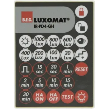 Pohybové čidlo B.E.G. Dálkový ovladač IR-PD4-GH LUXOMAT 92215