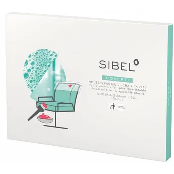Příslušenství k barvení vlasů Sibel Clean All jednorázová ochrana opěrky křesla 100 ks