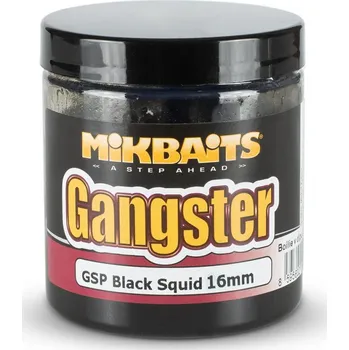 Mikbaits Gangster Boilie v dipu 16mm 250ml Příchuť: GSP Black Squid