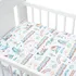 Příslušenství pro dětskou postel a kolébku New Baby 3dílné ložní povlečení vláček
