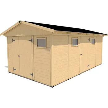 Zahradní domek Panelový domek na nářadí A3355 19 mm 327X539 (Panelový domek na nářadí)