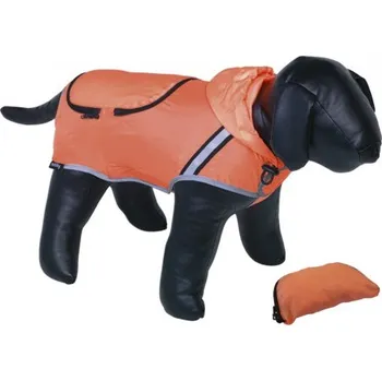 Obleček pro psa Nobby Nobby Rainy reflexní pláštěnka pro psa oranžová neon 26 cm