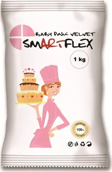 Smartflex Baby Pink Velvet potahovací hmota vanilka 1 kg