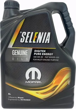 Motorový olej Selenia Digitek Pure Energy 0W-30 5 l