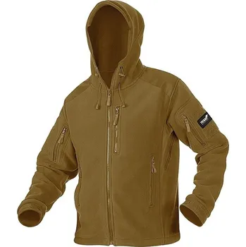 Pánská mikina Texar® Fleecová bunda Husky, Barva: Coyote, Velikost: XXL