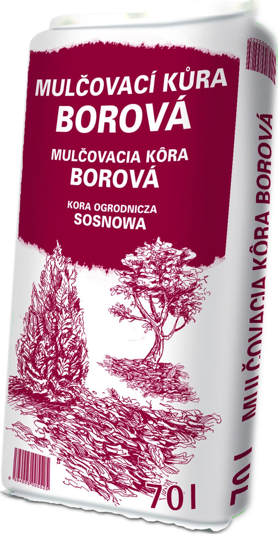 AGRO CS a.s. Mulčovací kůra borová 70 l