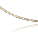 Zlatnictví Helios Masivní kombinovaný zlatý řetízek