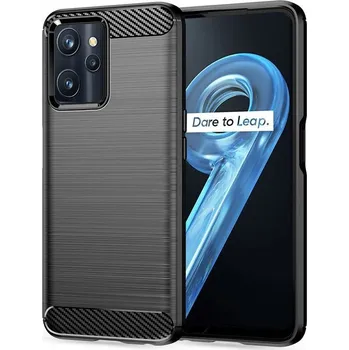 Náhradní kryt pro mobilní telefon Kryt Tech-Protect TPUcarbon Realme 9i black