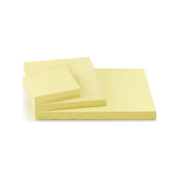 Samolepící bloček Samolepicí bločky žluté 76x127mm - Balení po 12 ks