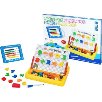 Magnetická kreslící tabulka Tabulka magnetická s čísly a počítadlo