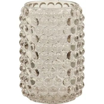Svícen Taupe skleněný svícen Palet taupe - Ø 9*12,5 cm