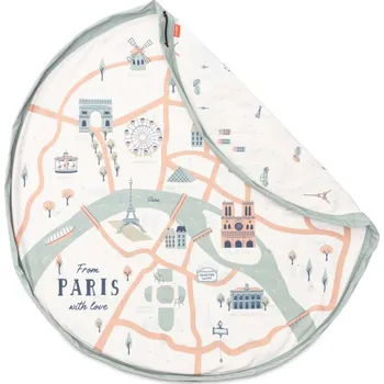Play&Go Stahovací vak na hračky 140 cm, Paris Map