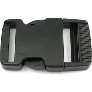 Plastový trojzubec rovný 20 mm černý