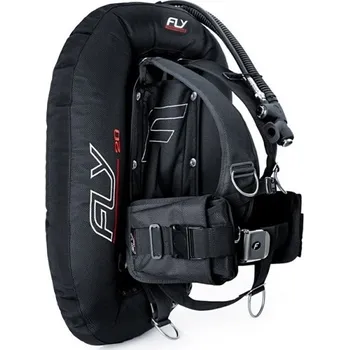 Kompenzátor vztlaku Křídlo Finnsub FLY 20D comfort set, FLY nerezový backplate