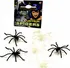 Karnevalový doplněk WIDMANN Pavouci na přišití svítící 6 ks