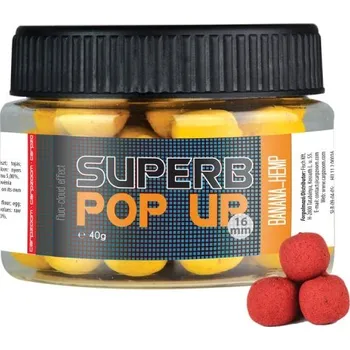 Boilies Carp Zoom Superb Pop Ups 16 mm/40 g jahoda/ryba