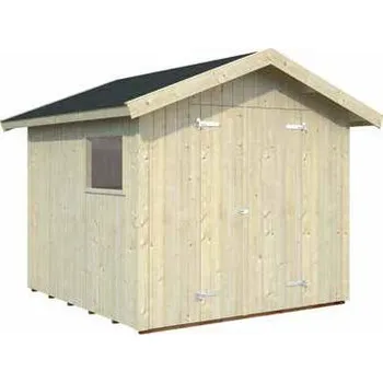 Zahradní stavba Zahradní domek 16 mm PALMAKO NILS 233X239 (Zahradní domek se stěnovicí 16 mm )