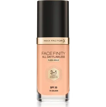 Max Factor Facefinity All Day Flawless 3in1 dlouhotrvající make-up SPF20 30 ml, 75 Golden
