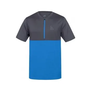 Pánská móda Hannah SANVI asphalt/french blue mel S; Modrá triko + DÁREK DLE VÝBĚRU!