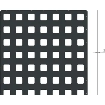 Pohon brány AL výplň Alsquare 1m2 - Hliníková výplň pro hliníkové brány - cena za 1m2