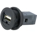 HARTING Zásuvka USB 2.0 A/A 22mm IP20 barva černá -25÷70C Ø22,3mm