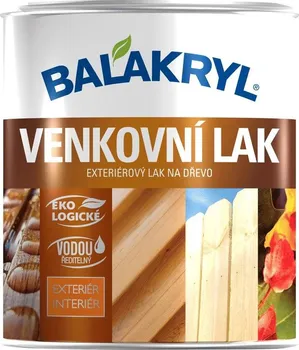 Barva na dřevo Balakryl Venkovní lak polomat 700 ml bezbarvý