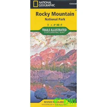 National Geographic Maps mapa Rocky Mountain NP 1:50 t. National Geographic voděodolná