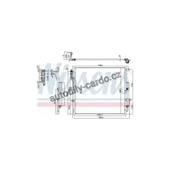 Chladič motoru Chladič klimatizace NISSENS 940407