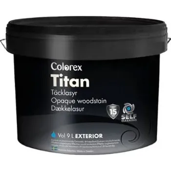 Lak na dřevo Vodou ředitelná barva na dřevo COLOREX Titan (dříve Solid) - Renovační odstíny 0,9L Teak