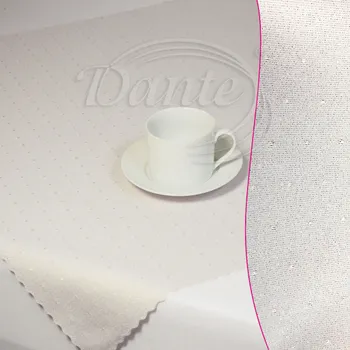 Dekorativní polštářek Dante Tečky stříbrné napron 75x75