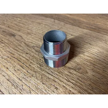 Fitinka Redukovaný dvojnipl nerez Závit: 6/4" x 5/4"