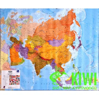 ITMB Publishing nástěnná mapa Asia - papír, 120x100 cm