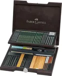 FABER-CASTELL grafitové tužky Pitt MONOCHROME, 81ks v dřevěném kufříku