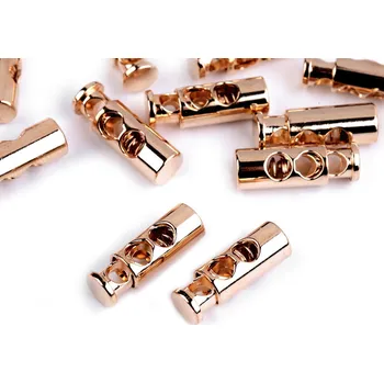 Kovové brzdičky 7x23 mm, barva 2 růžové zlato