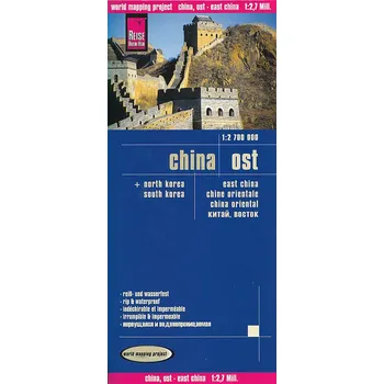 Reise Know-How Verlag mapa China east (východní Čína) 1:2,7 mil.
