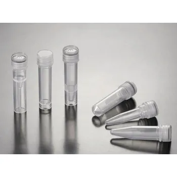 Zkumavka centrifugační, PP se šroubovým uzávěrem, samostatně stojící, sterilní, 2 ml