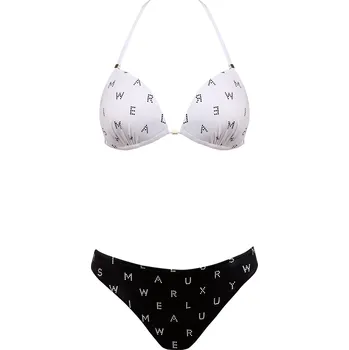 Dámské plavky Dvoudílné plavky S570I22 Luxury2 - Self L bílo-černá