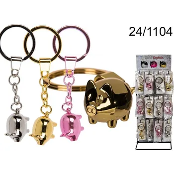 Prívesok na kľúče - prasiatko růžové