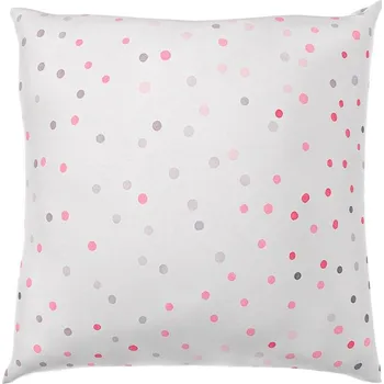 Povlak na polštářek Kvalitex Povlak na polštář bavlna DUO šedé puntík 50x70cm 50x70cm