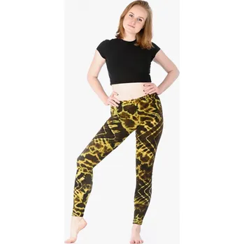 Dámské legíny Legíny THAI BATIK khaki S/M