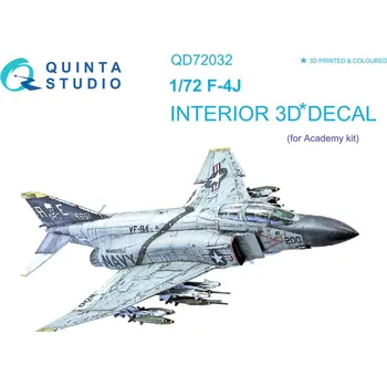 Plastikový model 1/72 F-4J 3D-Print&col. Interior (ACAD)