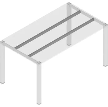 Stolová podnož VOGA Příčník ke stolové podnoži HIDE RAL9006G Délka příčníku (mm): 600