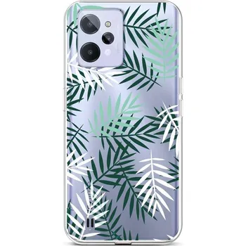Pouzdro na mobilní telefon Kryt Realme C31 silikon Listy (obal neboli pouzdro na Realme C31)