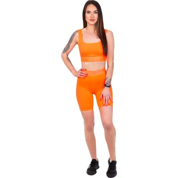 Dámské oblečení GUESS DÁMSKÁ PODPRSENKA AILEEN ACTIVE PODPRSENKA ORANŽOVÁ NEONOVÁ V2GP08MC049 G5H8 Velikost: XS
