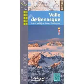 Editorial Alpina mapa Valle de Benasque 1:30 t. voděodolná