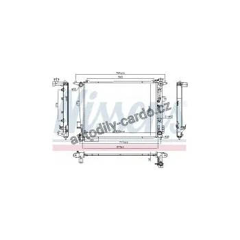 Chladič motoru Chladič motoru NISSENS 675045