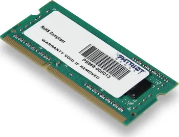 Operační paměť Patriot Signature 4 GB DDR3 1600 MHz (PSD34G160081S)