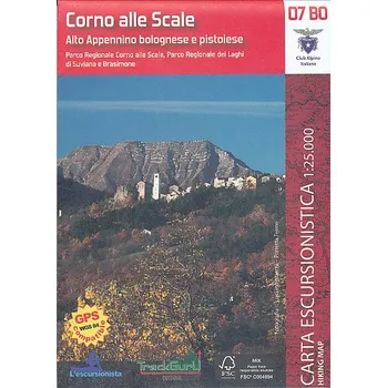 Escursionista distributor mapa Corno alle Scale 1:25 t.