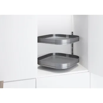 Kuchyňská skříňka KESSEBÖHMER Sada TurnMotion II jednopatrová arena pure - antracit