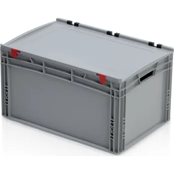 Zahradní úložný box Euro přepravka s víkem 66l 32 x 60 x 40 cm